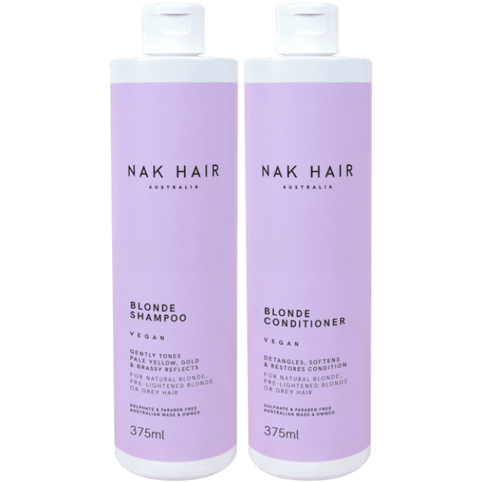 NAK Blonde Collection Trio with Platinum Blonde Anti-Yellow Treatment