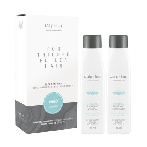 NAK Scalp To Hair Energise Shampoo & Conditioner 100ml Duo