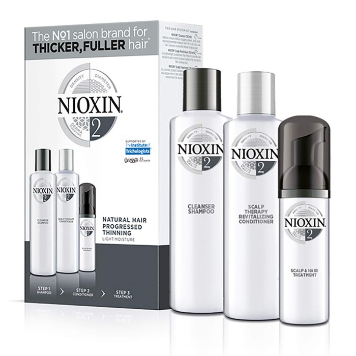 Nioxin Thinning Hair Trial Set - System 2 Nioxin Thinning Hair Trial Set - System 2