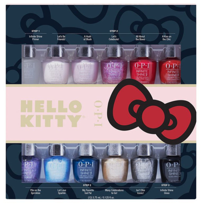OPI Hello Kitty Infinite Shine Mini 12 Set