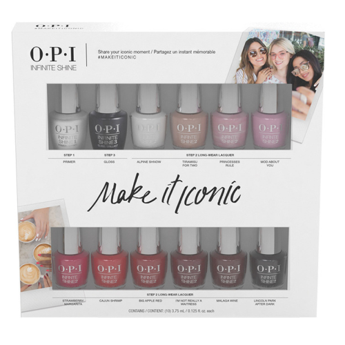 OPI Make It Iconic Infinite Shine Mini Nail Lacquer Collection - 12 pack