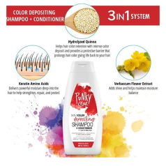 3-in-1 Color-Depositing Shampoo + Conditioner - Redilicious 250ml