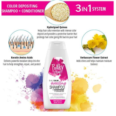 3-in-1 Color-Depositing Shampoo + Conditioner - Pinktabulous 250ml