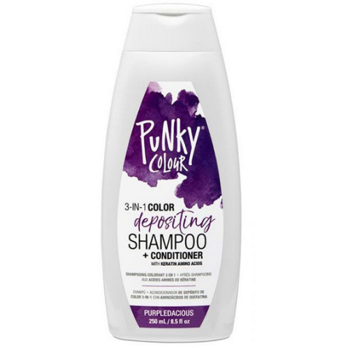 Punky Colour 3-in-1 Color-Depositing Shampoo + Conditioner - Purpledacious