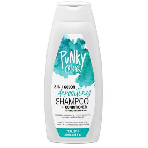 Punky Colour 3-in-1 Color-Depositing Shampoo + Conditioner - Tealistic