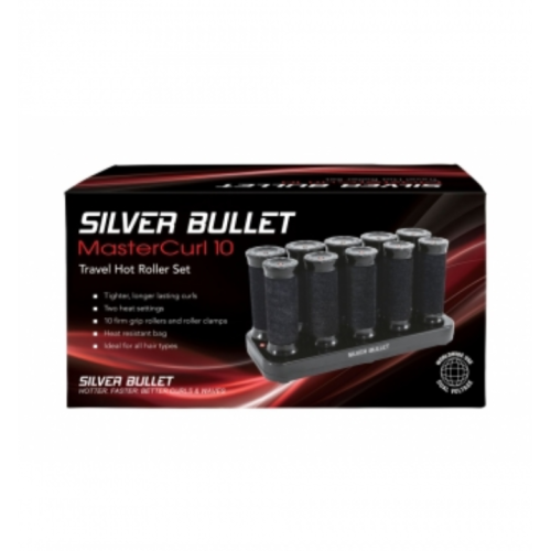 Silver Bullet Mastercurl 10pc Travel Hot Roller Set