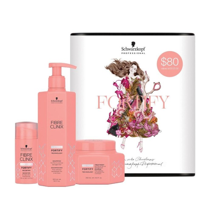 Schwarzkopf Fibre Clinix Fortify Trio Pack