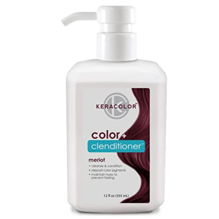 Keracolor Color Clenditioner Colour Shampoo Merlot 355ml