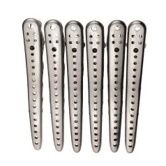 Professional Super Clips - Sectioning Clips x6 Silver