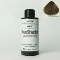 True Shades Demi-Permanent Hair Colour (75ml) 6-0 Dark Blonde