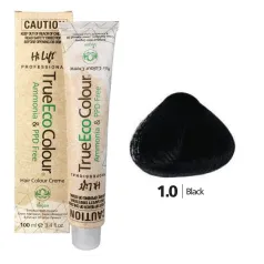 True Eco Hair Colour Creme 1-0 Black