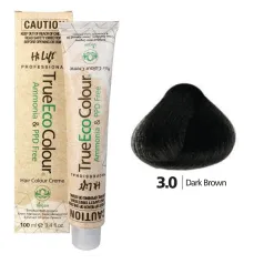 True Eco Hair Colour Creme 3-0 Dark Brown