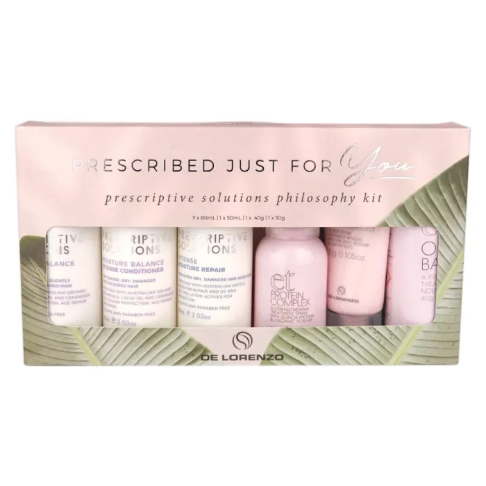 De Lorenzo Prescriptive Solutions 6pc Mini Kits - Moisture Balance Revive De Lorenzo Prescriptive Solutions 6pc Mini Kits - Moisture Balance Revive