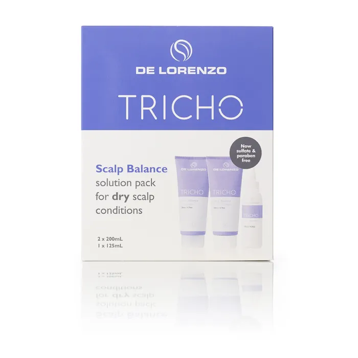 De Lorenzo Tricho Scalp Balance Trio Pack For Dry Hair De Lorenzo Tricho Scalp Balance Trio Pack For Dry Hair
