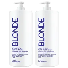 Blonde Zero Yellow Silver 1 Litre Shampoo & Conditioner Duo 2 x 1 Litre