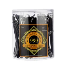 999 Black Sectioning Clips tub