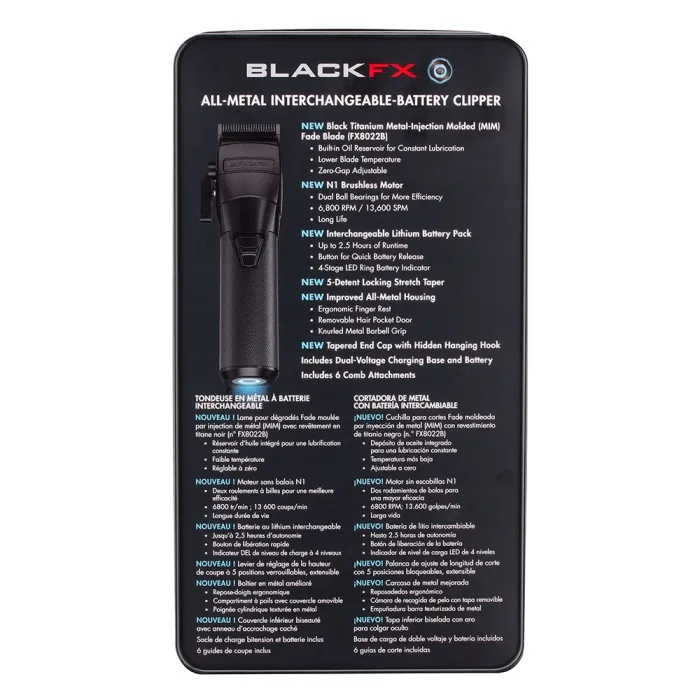 BabylissPro FxOne BlackFX Hair Clipper