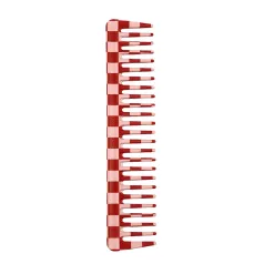 D29 Deluxe Detangle Checked Print Comb 