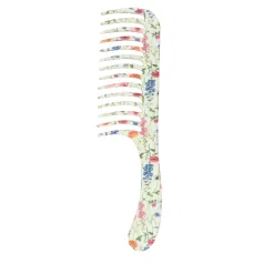 D28 Deluxe Floral Fantasies Wide Tooth Detangle Comb 