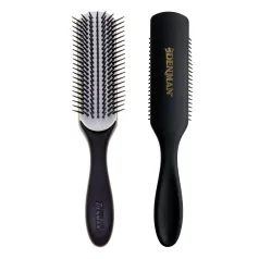 D3N 7 Row Styler Brush Black/White