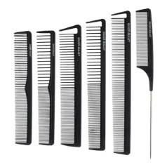 Carbon Comb Set 6pc 