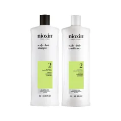 System 2 Scalp + Hair Thickening Shampoo & Conditioner 1 Litre Duo 