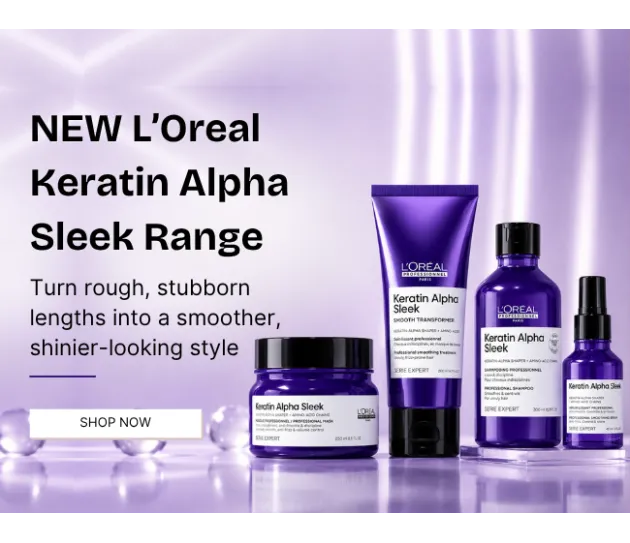 Shop L'Oreal Keratin Alpha Sleek Range