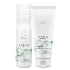 Nutricurls Micellar Shampoo and Detangling Conditioner Duo 