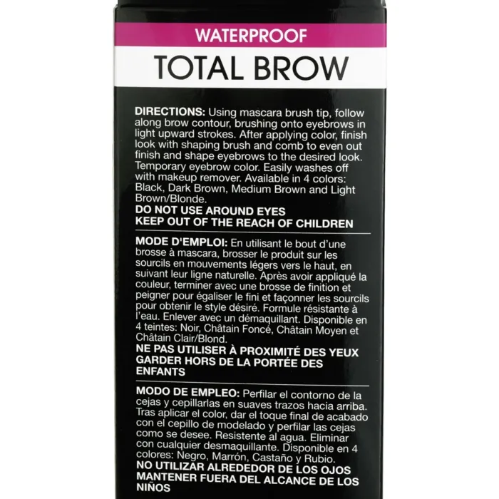 Cover Your Gray Total Brow Waterproof Eyebrow Sealer & Colour