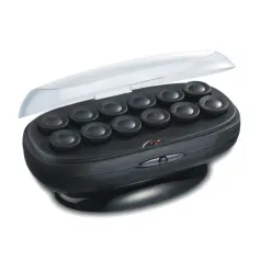 Jumbo Ceramic & Titanium Hot Roller Set 12pc 12 piece