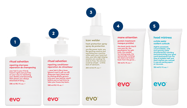 Repair Summer Hair Damage with Evo