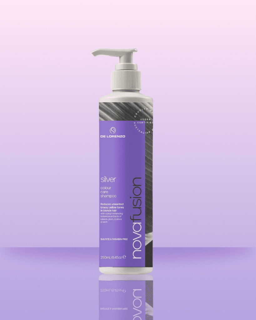 De Lorenzo Nova Fusion Silver vs Illumin8 Blonde Shampoo